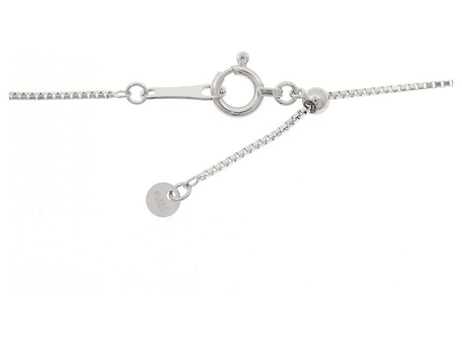 Autre Marque Collana in Zaffiro e Diamante Pt900 Pt850 Argento - vista 5
