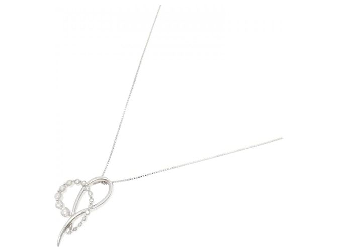 Autre Marque Collana in oro bianco e diamanti Au750 Argento - vista 2