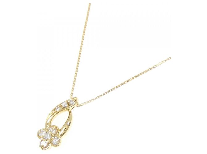 Autre Marque Collana Fiore in Diamanti Au750 D'oro - vista 2