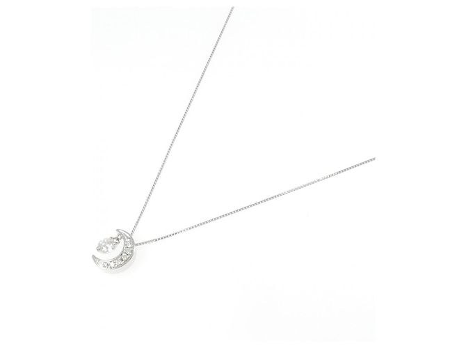 Autre Marque Collana con Diamanti Au750 Argento - vista 4