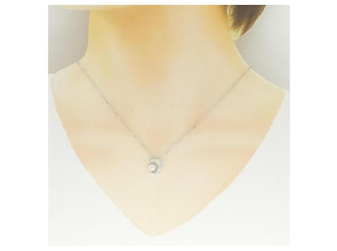 Autre Marque Collana con Diamanti Au750 Argento - vista 6