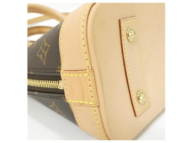 Borsa Louis Vuitton Alma BB Monogram Marrone - vista 2