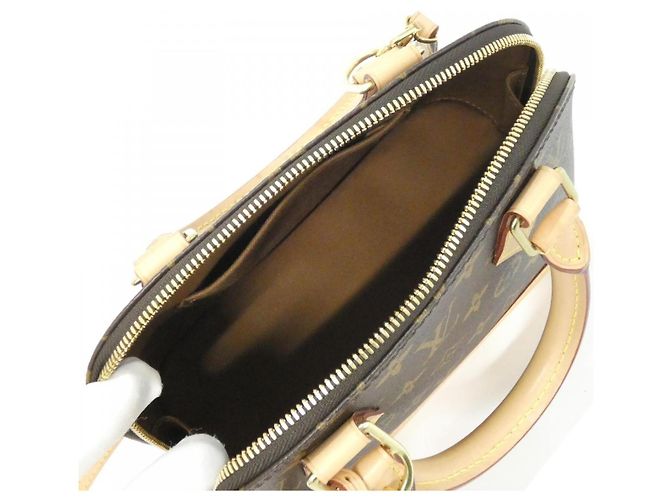 Borsa Louis Vuitton Alma BB Monogram Marrone - vista 8
