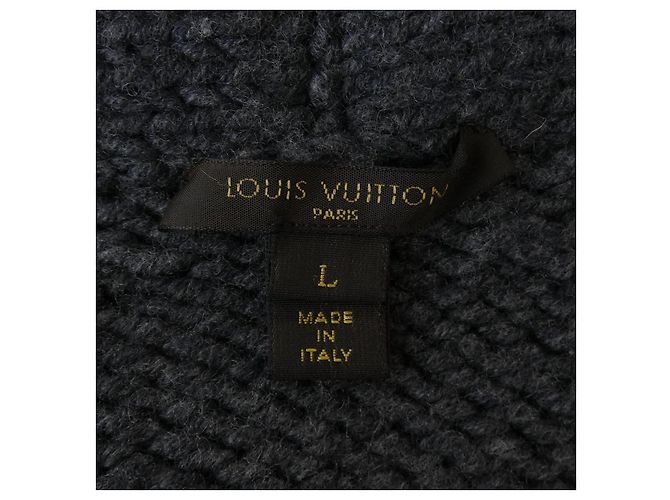 Cárdigan de cachemira Louis Vuitton WRKC03MVU Castaño - vista 4