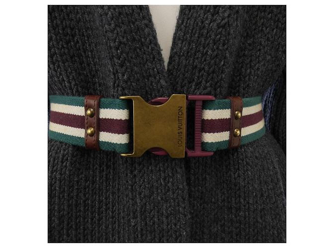 Cárdigan de cachemira Louis Vuitton WRKC03MVU Castaño - vista 7