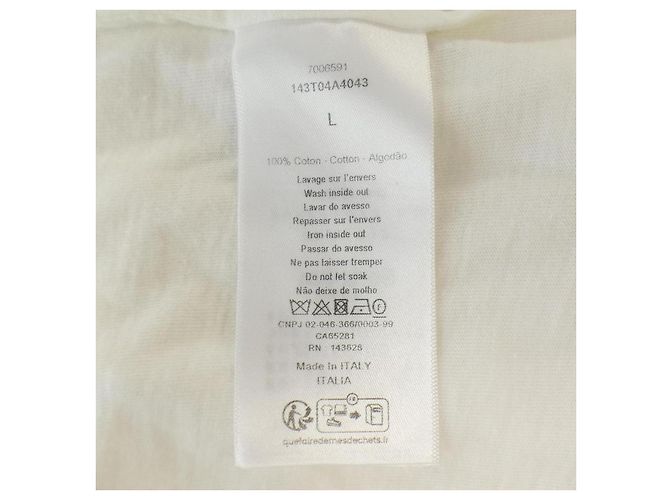 Camiseta de algodón Christian Dior Blanco - vista 3
