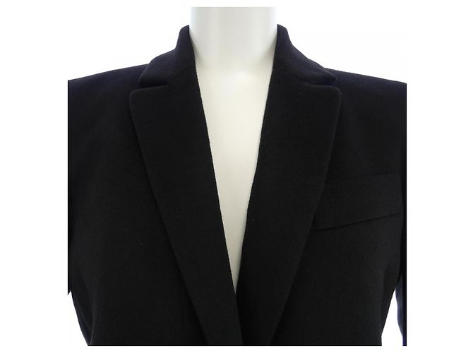Abrigo de cuero Gucci Negro - vista 5