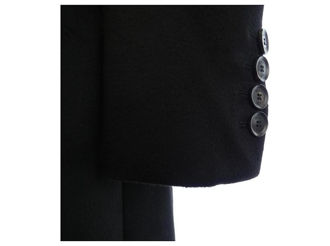 Abrigo de cuero Gucci Negro - vista 6