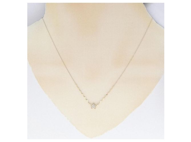 Autre Marque Collana Lilas in oro giallo K10 e diamanti D'oro - vista 6