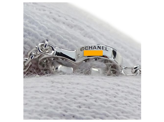 Collana Chanel per donna, nome del marchio, diamante, agata bianca, camelia, oro, gioielli. Bianco - vista 6