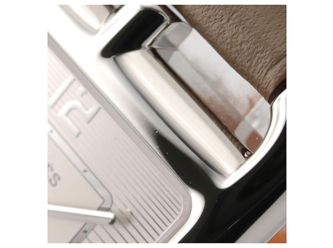 Hermès Hermes Cape Cod Date Uhr, Edelstahl, Lederarmband, Herren, Silberfarben, . - Ansicht 11