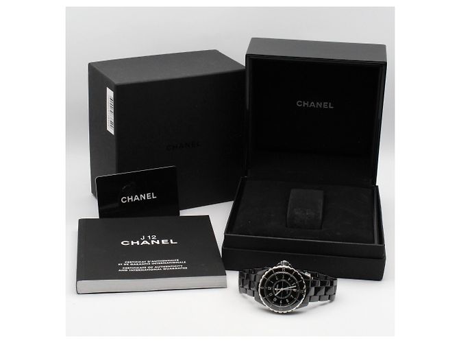 Chanel Watch, Ceramic, Men's, Black, - view 10