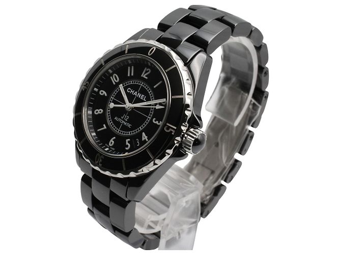 Chanel Watch, Ceramic, Men's, Black, - view 2