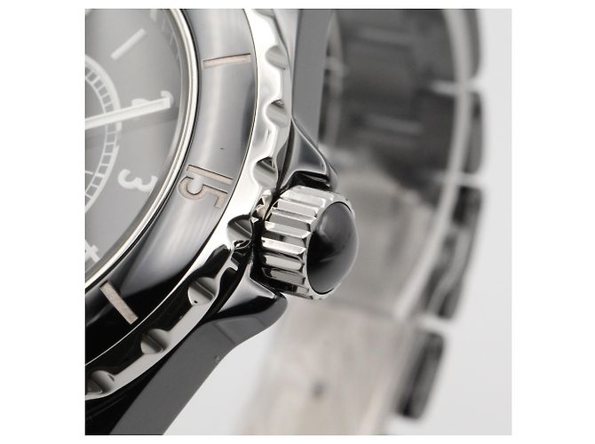 Chanel Watch, Ceramic, Men's, Black, - view 6