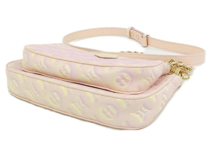 Borsa a tracolla Louis Vuitton Monogram Empreinte (Summer Stardust) Multi Pochette Accessoires Rosa - vista 3