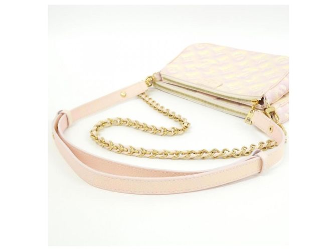 Borsa a tracolla Louis Vuitton Monogram Empreinte (Summer Stardust) Multi Pochette Accessoires Rosa - vista 8