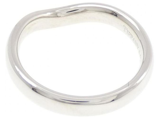 Tiffany & Co Tiffany Breiter geschwungener Platinring - Ansicht 3