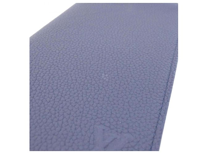 Louis Vuitton LV Aerogram Portefeuille Brazza Wallet Azul marino - vista 4