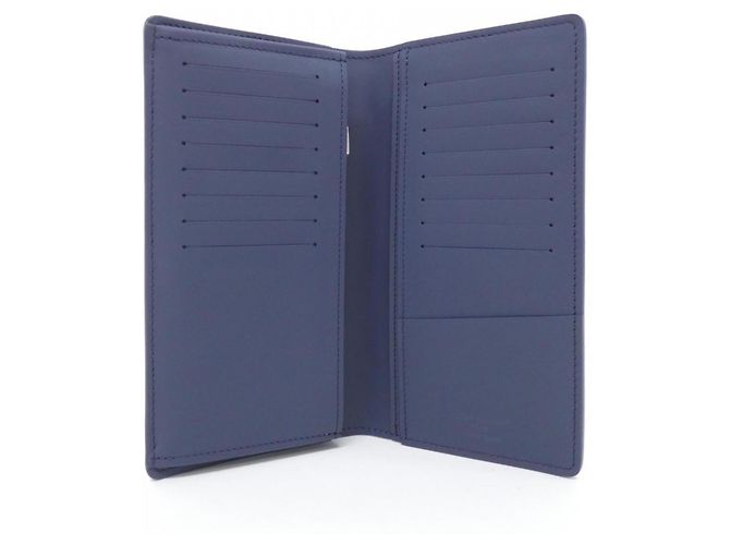 Louis Vuitton LV Aerogram Portefeuille Brazza Wallet Azul marino - vista 5