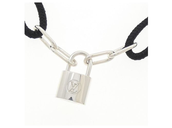 Bracciale charm Louis Vuitton Lockit Virgil Abloh Black - vista 2