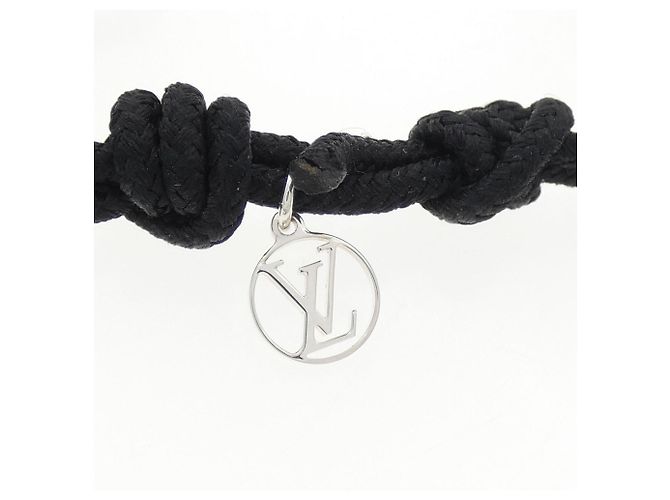 Bracciale charm Louis Vuitton Lockit Virgil Abloh Black - vista 3