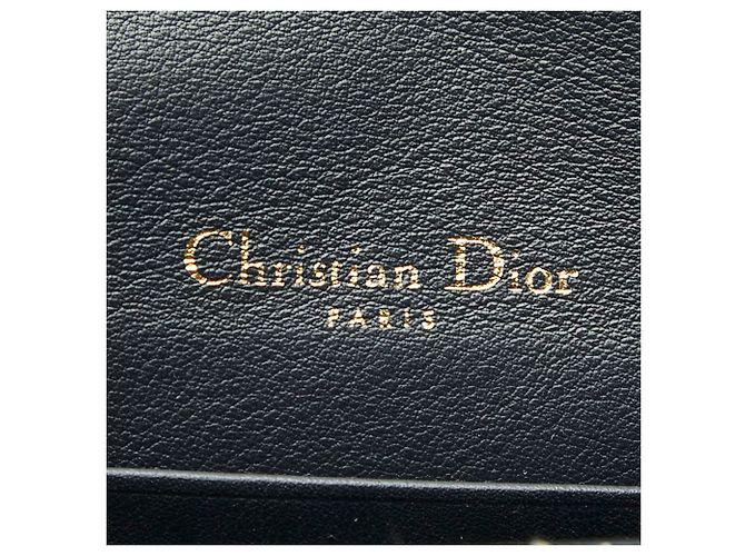 Borsa a tracolla Christian Dior Dior Oblique Jacquard Saddle Beige Blu navy - vista 10