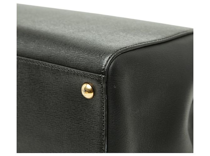 Borsa Fendi 2Jours in pelle nera Nero - vista 4