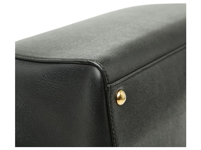 Borsa Fendi 2Jours in pelle nera Nero - vista 5