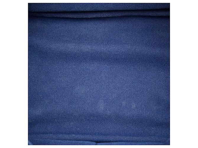 Mini borsa a mano Prada Canapa Blu - vista 8