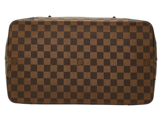 Borsa Tote Louis Vuitton Damier Hampstead GM Marrone - vista 3