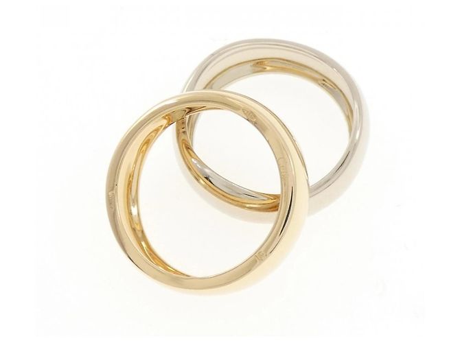 Anello Cartier Love Me in oro bianco e giallo D'oro - vista 3