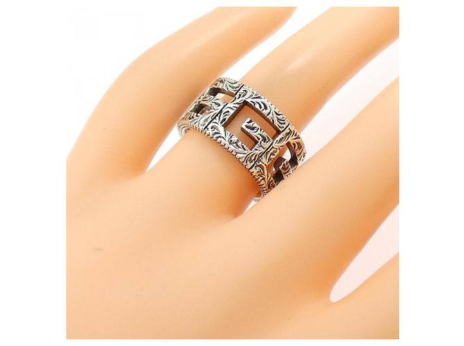 Gucci Square G Band Ring Silber - Ansicht 4