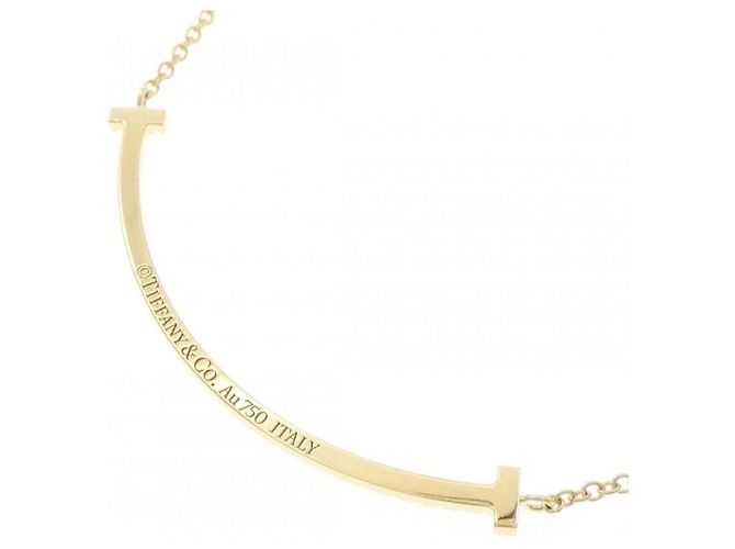 Tiffany & Co Collana Tiffany T Smile piccola D'oro - vista 4