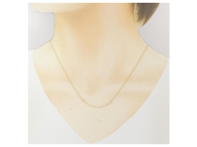 Tiffany & Co Collana Tiffany T Smile piccola D'oro - vista 6