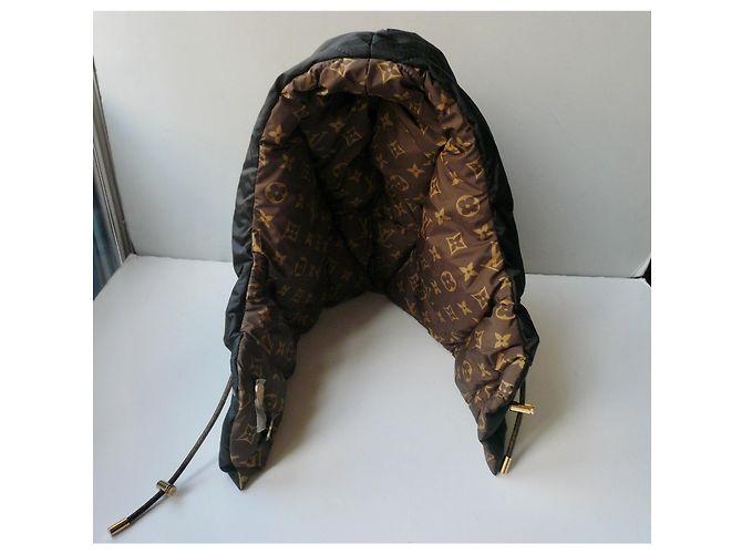 LOUIS VUITTON Capuche PILLOW HOODIE NEU EINHEITLICH WENDBAR Braun Schwarz - Ansicht 10