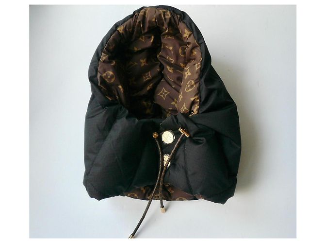 LOUIS VUITTON Capuche PILLOW HOODIE NEU EINHEITLICH WENDBAR Braun Schwarz - Ansicht 12