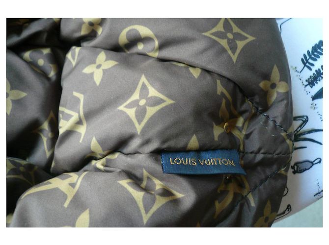 LOUIS VUITTON Capuche PILLOW HOODIE NEU EINHEITLICH WENDBAR Braun Schwarz - Ansicht 13