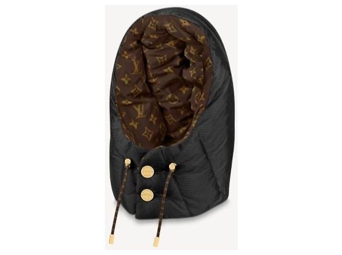LOUIS VUITTON Capuche PILLOW HOODIE NEU EINHEITLICH WENDBAR Braun Schwarz - Ansicht 3