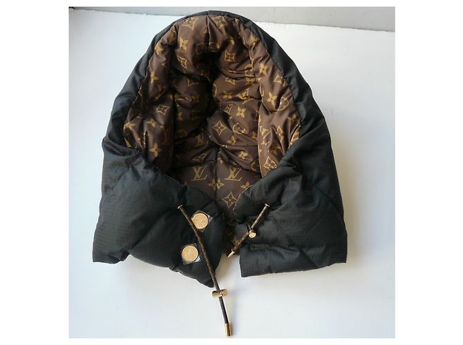 LOUIS VUITTON Capuche PILLOW HOODIE NEU EINHEITLICH WENDBAR Braun Schwarz - Ansicht 4