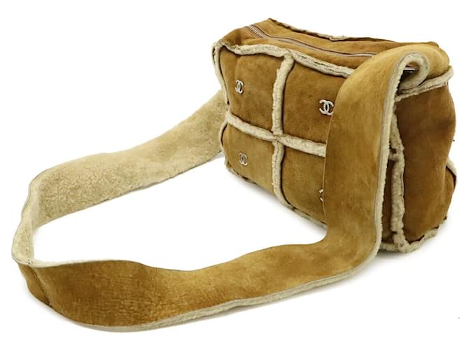 Borsa a Spalla Chanel Coco Mark Brown Marrone - vista 3
