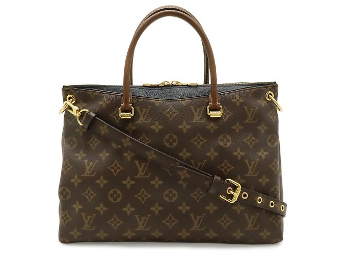 Borsa Louis Vuitton Monogram Pallas Nero - vista 2