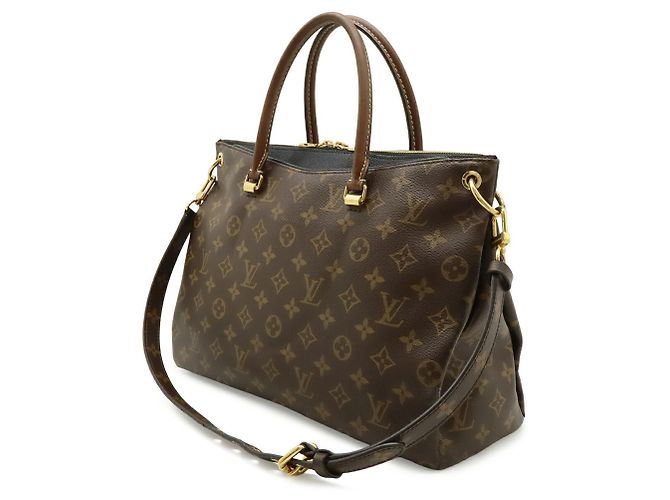 Borsa Louis Vuitton Monogram Pallas Nero - vista 3