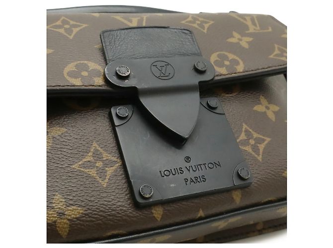 Borsa a tracolla Louis Vuitton Monogram S-Lock Nero - vista 10