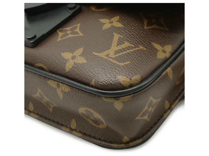 Borsa a tracolla Louis Vuitton Monogram S-Lock Nero - vista 4
