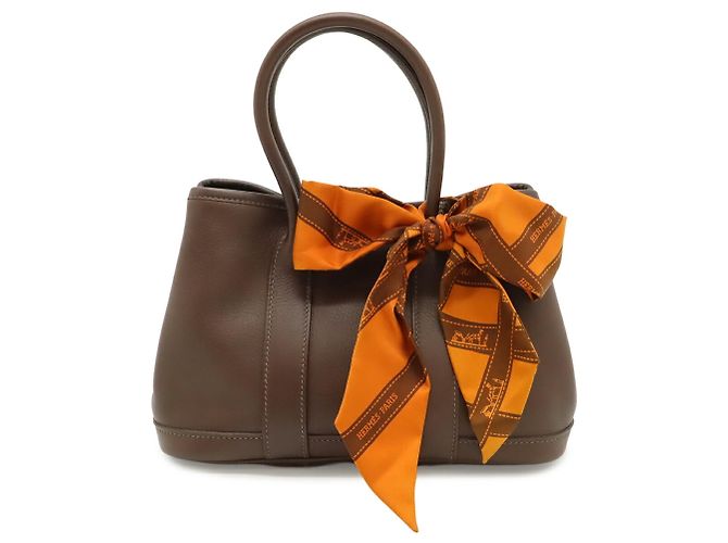 Hermès Bolsa Hermes Garden Twilly TTPM Marrom Laranja - vista 2