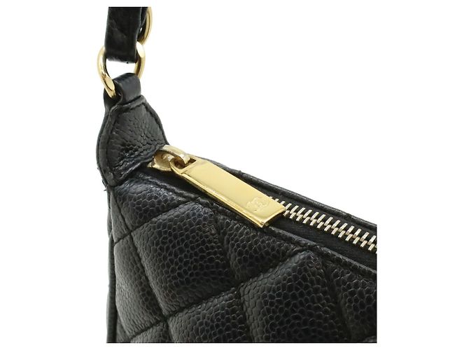 Borsa a Spalla Chanel Matelassé Coco Mark Chain Nero - vista 6