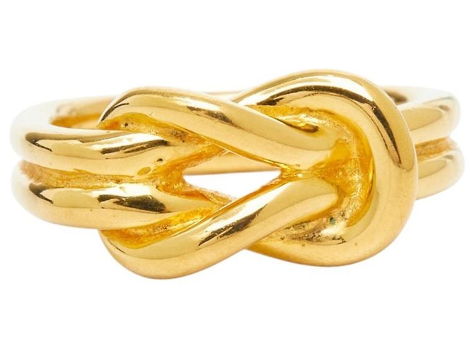 Ring Hermès Anello per foulard Atame Hermes placcato oro D'oro - vista 2
