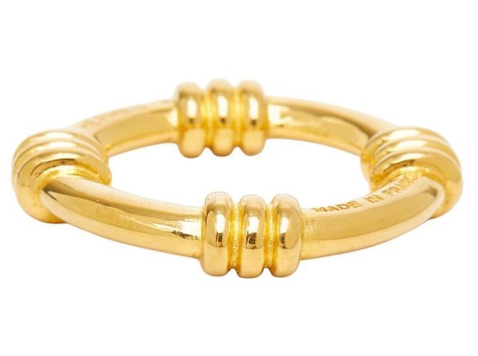 Hermès Hermes Boué Schalring mit goldfarbenem Finish Golden - Ansicht 3