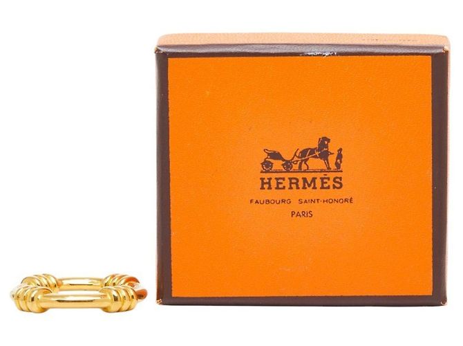 Hermès Hermes Boué Schalring mit goldfarbenem Finish Golden - Ansicht 6