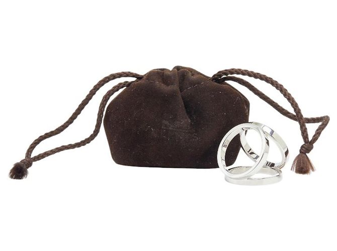 Hermès Hermes Trio Schalring 90 in Silber - Ansicht 4